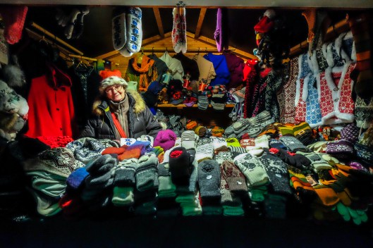 christmas market woolens